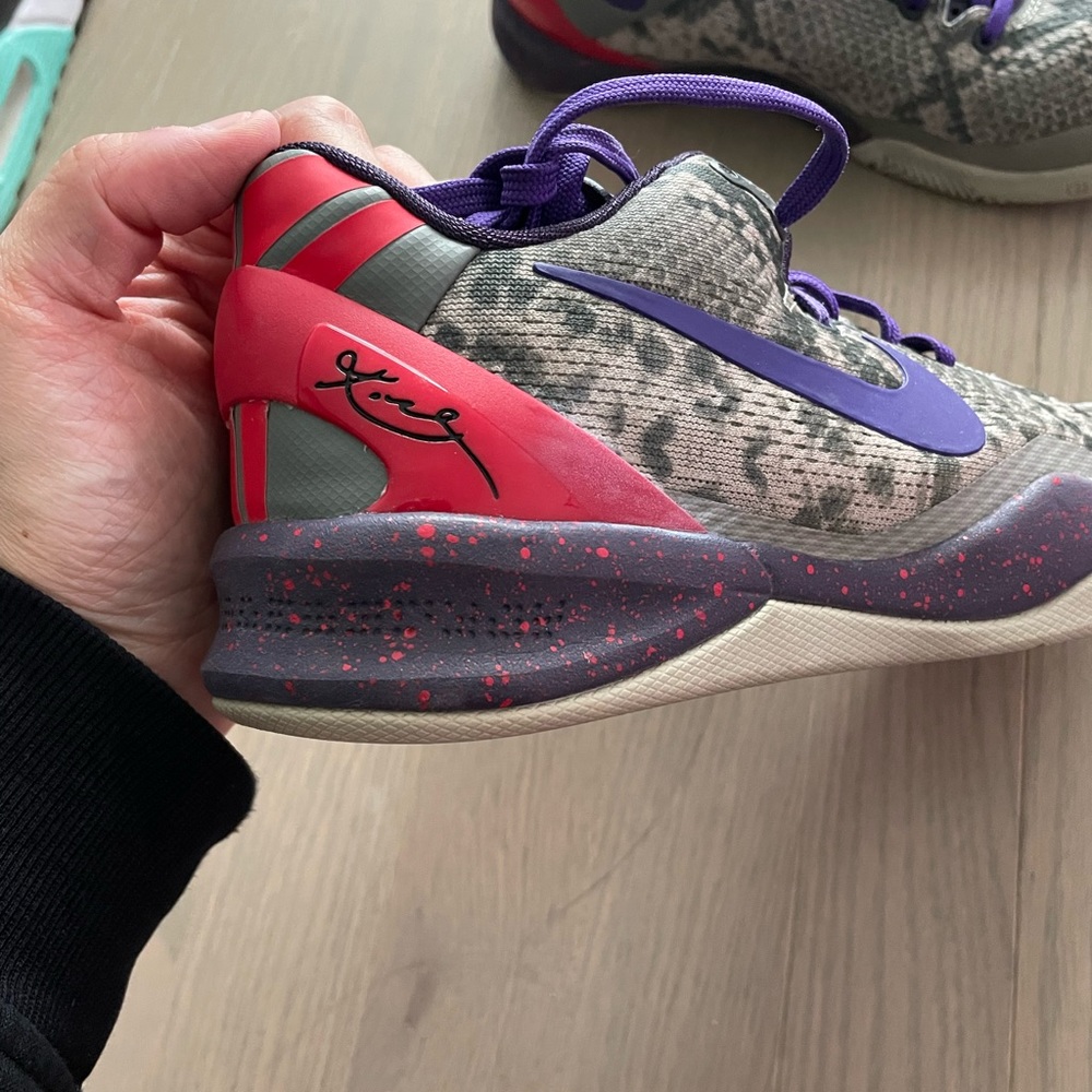 NIKE KOBE 8 SYSTEM 'MINE GREY' GS sz5.5Y - Picture 6 of 7